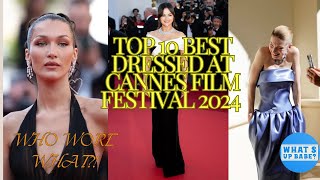 Cannes Film Festival 2024: Top 10 Best Dressed Celebrities | Stunning Red Carpet Fashion #cannes2024