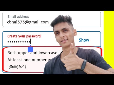 Fix Password 8 Characters | Longer At Least One Number | Symbol Like @#$%^| Paypal Problem Solve Fix