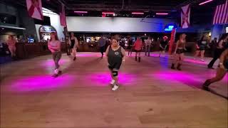 Dancing Honky Tonk Way Line Dance By Landon James Purvis & Mark Paulino At Renegades On 5 14 24