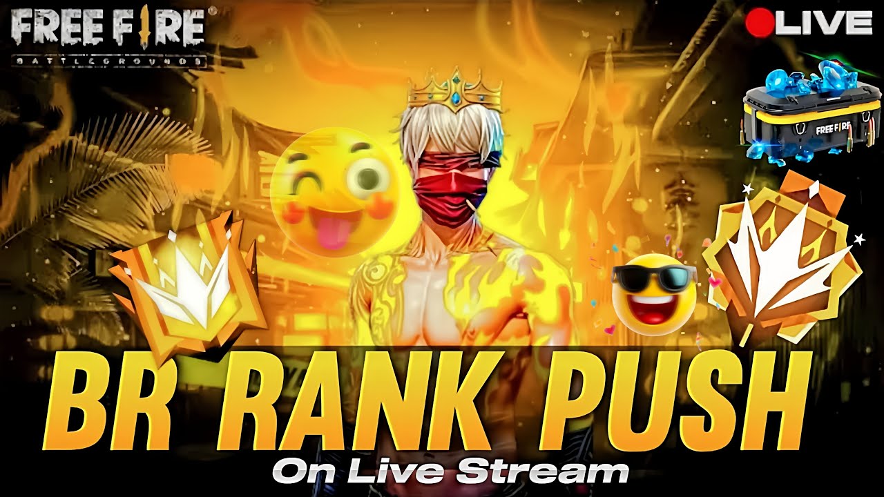 Free Fire Live 🔥 BR Rank Push Grandmaster | Heroic to Grandmaster Grind ...