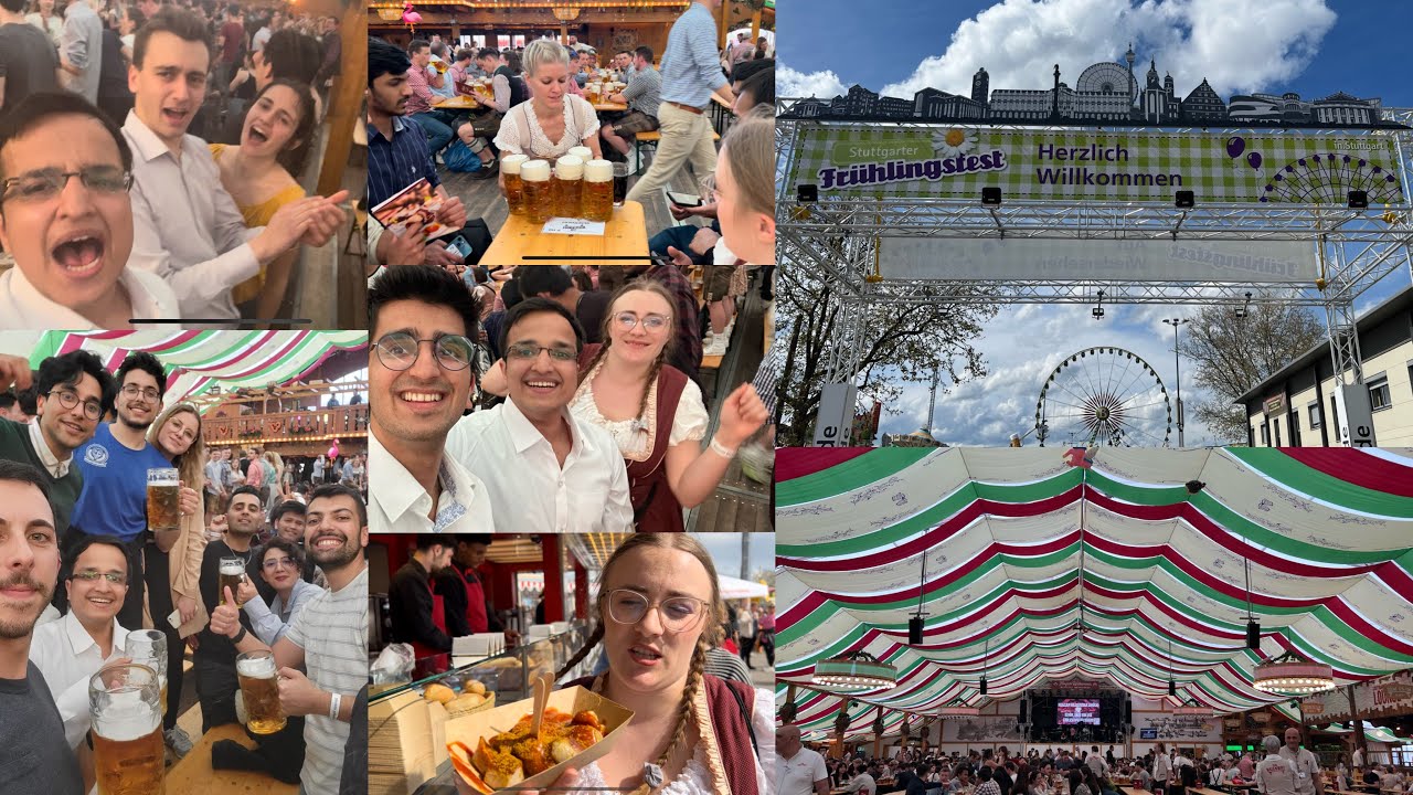 Stuttgart🇩🇪Trip Part-4: Spring Festival in Germany 2023 | Frühlingsfest ...