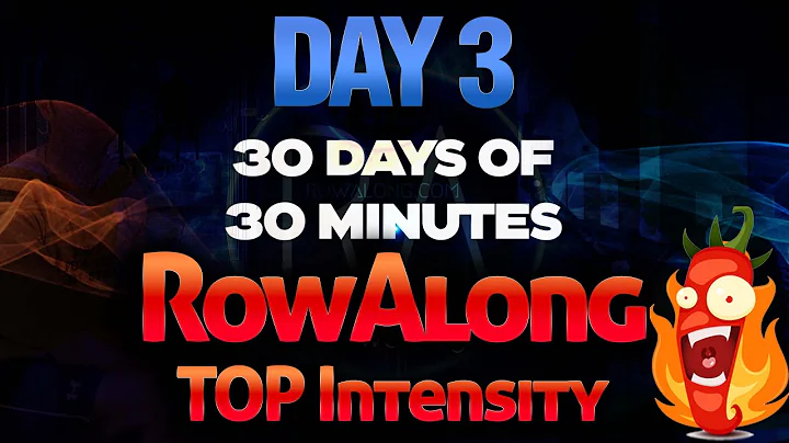 30 days of 30 minute Rows - Day 3 - 1 min MAX / 2 min Recovery x 10 - Indoor Rowing Workout