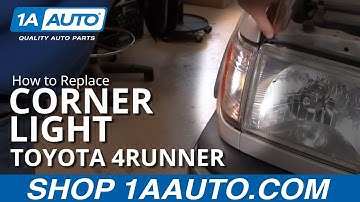 How to Replace Corner Light 99-02 Toyota 4Runner