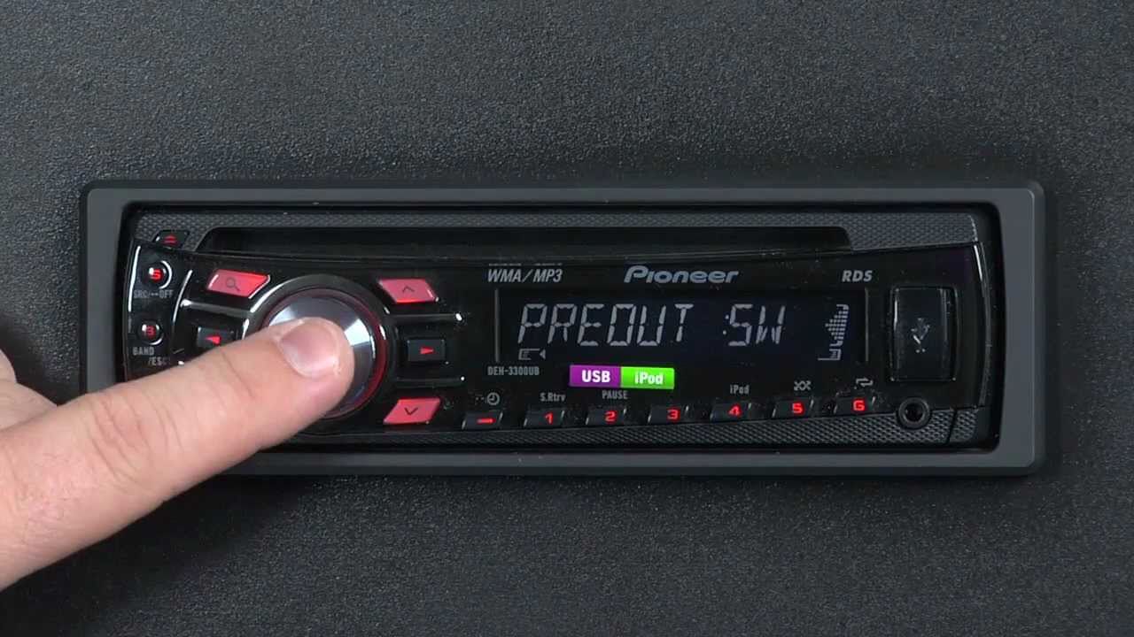 Pioneer dvh p300usb инструкция