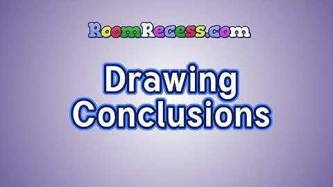 Drawing Conclusions eLearning Video Reading Lesson for Kids