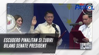 Escudero pinalitan si Zubiri bilang Senate President | TV Patrol