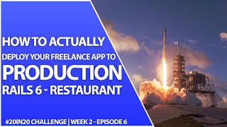 How To Actually Deploy Your First Freelance Rails 6 Web App | Week 2 Episode 6 - 20in20 Challenge screenshot 5
