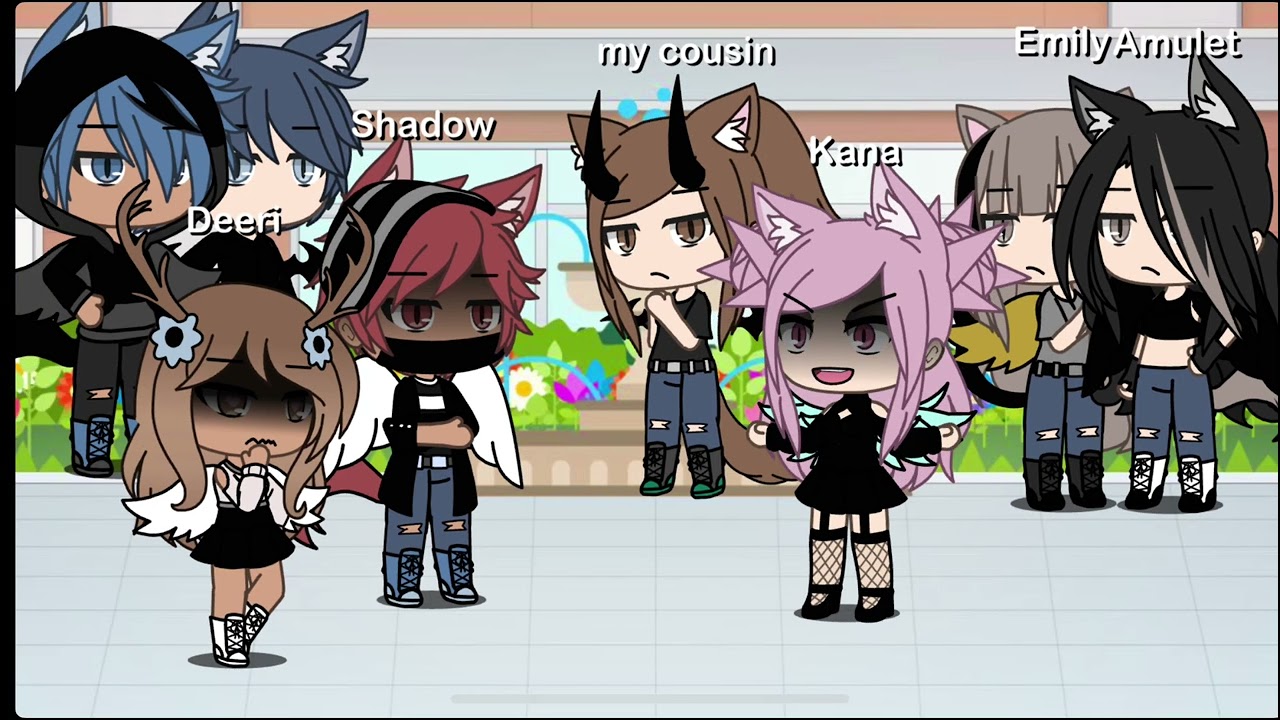 Champion GLMV||ft;me, my cousin and some random characters i created