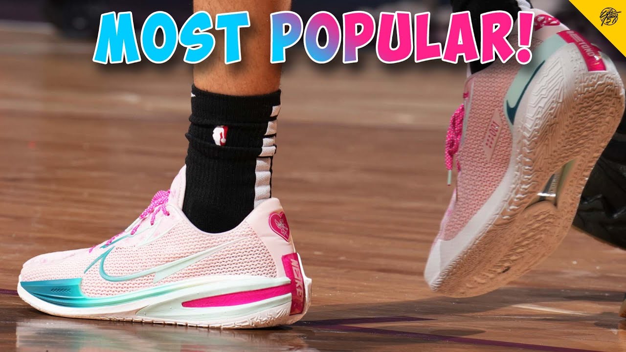 Top 10 Most POPULAR Hoop Shoes in the NBA 2021-2022 Season! - YouTube