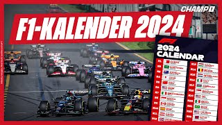 Der offizielle F1-Rennkalender für die Saison 2024 ist da - mit einigen Überraschungen | News Update