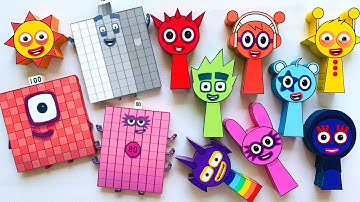 Looking for Numberblocks NEW 100 170 Puzzle Tetris Shape | ASMR chirping of birds