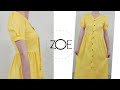 DIY Sewing Vintage Pulled Sleeve Dress | FREE Sewing Patterns | Zoe DIY