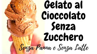 GELATO SENZA ZUCCHERO IN 1 MINUTO! Niente Panna Niente Crema .DESSERT IN 1 MINUTO