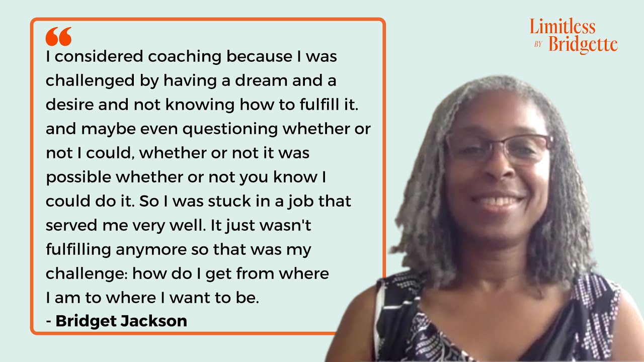 Bridget Jackson Testimonial Limitless by Bridgette YouTube