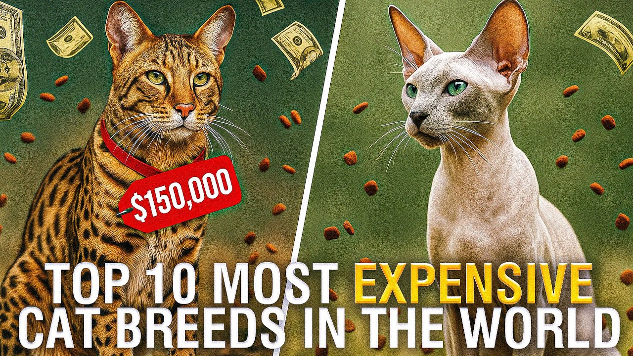 TOP 10 MOST EXPENSIVE CAT BREEDS IN THE WORLD - YouTube