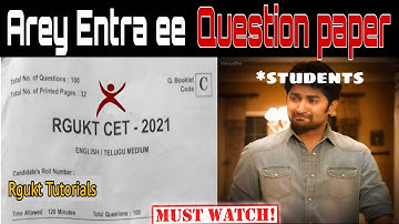 Rgukt cet 2021 Troll|Both Entertainment and motivation|must watch video