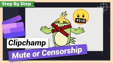 Mute or Censor part of a Video with Beep sound | Clipchamp tutorial