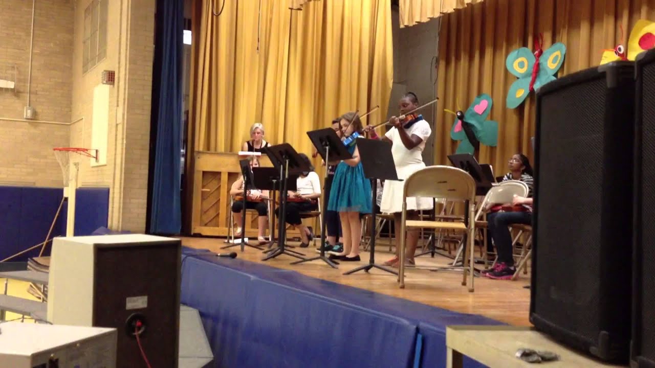 The Presto Trio performing German Folk Song Waddell Elementary School