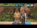 MY PARENTS 1ST AIR TRIP! ✈️  #travelvlog #minivlog #parents #traveling #trending #viralvideos