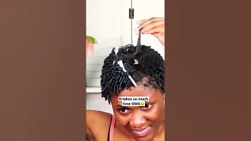 4C NATURAL HAIR FINGER COILS TRENDING HAIRSTYLES 