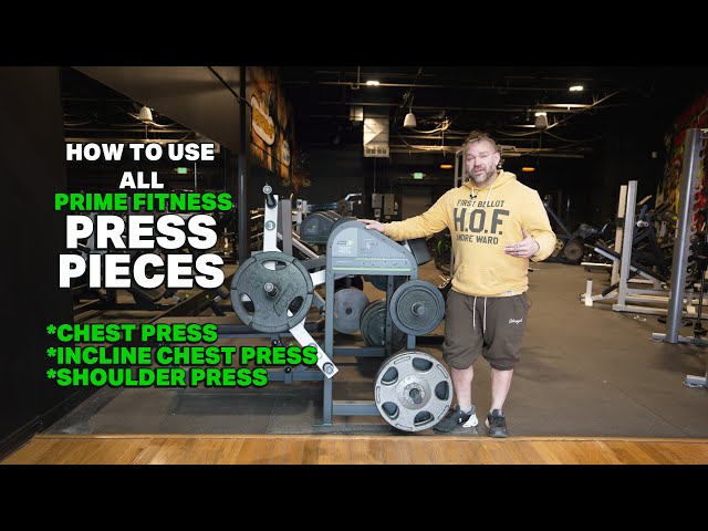 How to Use Prime Fitness Press Pieces (Flat, Incline and Shoulder) 