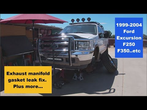 2000 ford excursion v10 exhaust manifold leak