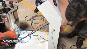 Lắp súng phun sơn tĩnh điện SOOHO SH201 (Hàn Quốc) cho khách hàng