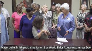 City of Tifton World Elder Abuse Awareness Day Proclamation 2021