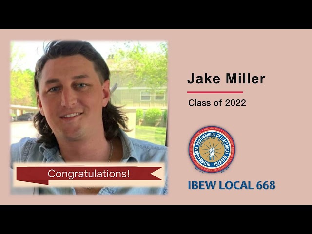 2022 Grad  Jake Miller
