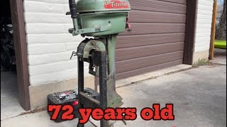 1950’s Firestone 5hp outboard for $20. Will it start
