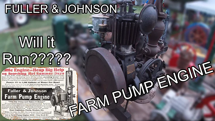 Fuller & Johnson Hit and Miss Farm Pump Engine: WI...
