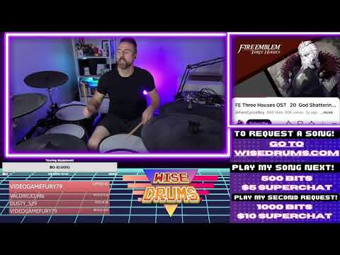 Drums are now upon you! VG musics!  | WiseDrums LIVE 352