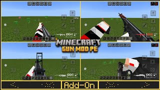 Weapon Mod For Minecraft PE 26.13+ || 100% Working || Gun Mod For Mcpe 26.13+