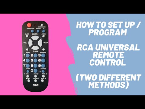 How to Setup / Program RCA Universal Remote Control (2 Easy u0026 Fast Ways)