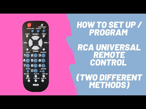 How To Setup / Program RCA Universal Remote Control (2 Easy U0026 Fast Ways)