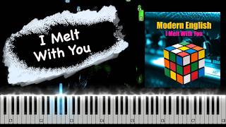 Modern English - I Melt With You Piano Tutorial