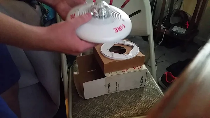 Unboxing system sensor PC241575W ceiling mount spectralert classic