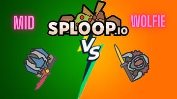 Wolfie vs Mid | Sploop.io 1v1