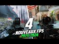 4 nouveaux fps  ne pas rater pour 2024 