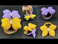 DIY Bow Scrunchies. How to make Scrunchies Sewing Tutorial.