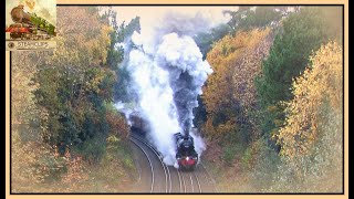 Black 5 44871 in High Drama on The Bath & Bristol Christmas Markets 28th Nov.