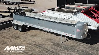 Used Aluminum End Dump Trailer - 2015 Vantage