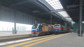 МЕГА сборник поездов на станции Нур Султан Нурлы Жол😎