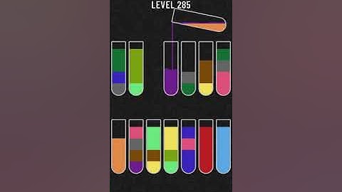 Water Sort Puzzle   level 285 !!! Mobile Cell Phone Game Walkthrough Android / Apple