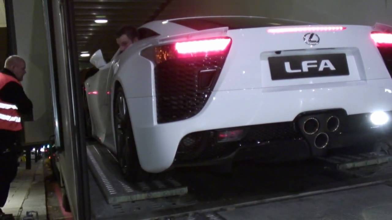 The only Lexus LFA in the UK
