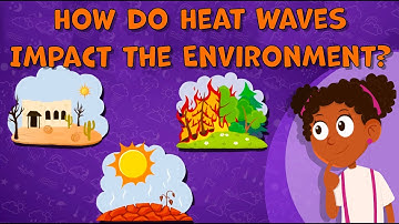 I Wonder How do Heat Waves Impact the Environment | Heat Waves Facts for Kids | Environment Facts
