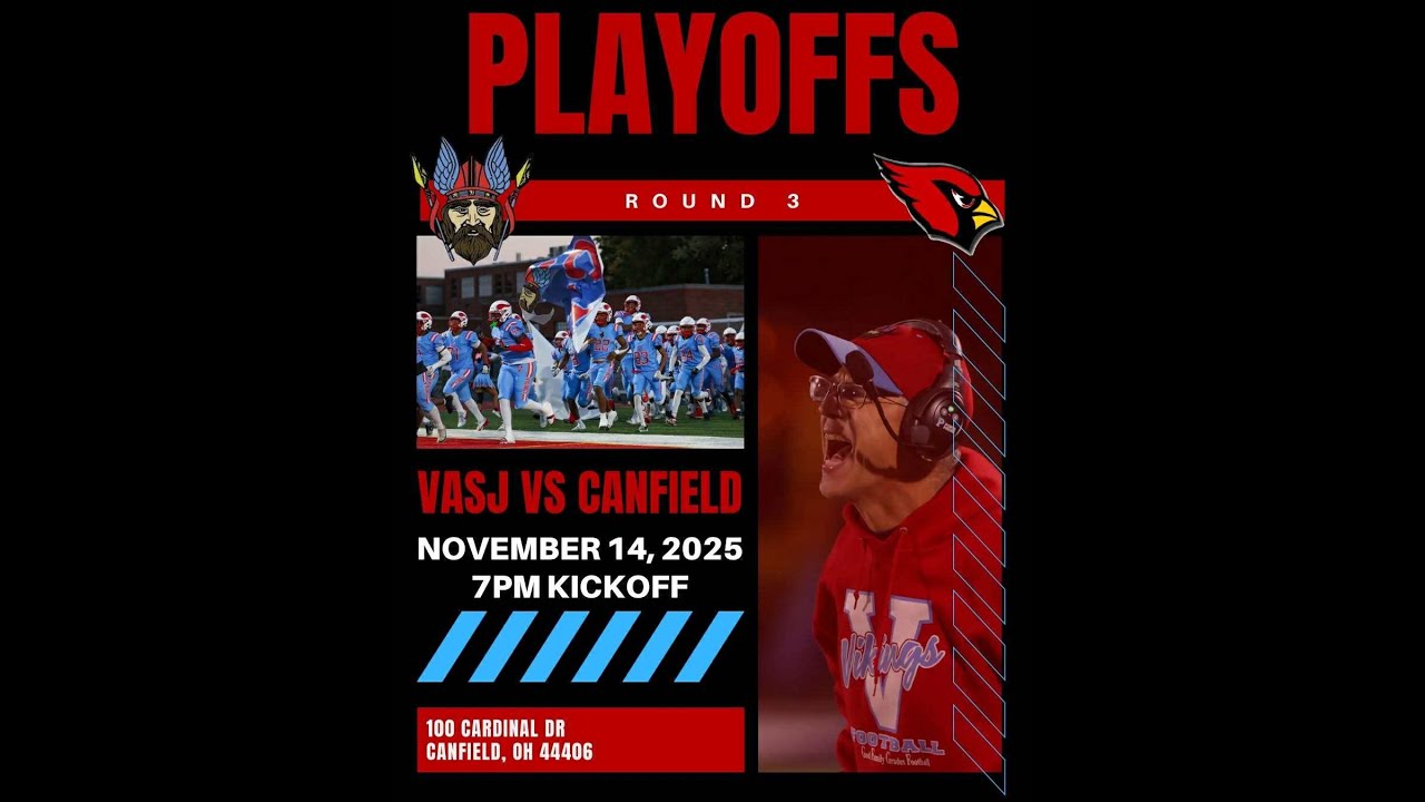 VASJ VS. CANFIELD HIGH SCHOOL PLAYOFFS 2025