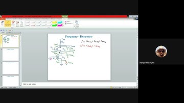 Lecture 18 on Analog MOS Circuit Design- Unit V (Frequency Response: Cascode & Differential Amp)