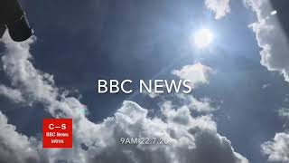 BBC News intro 9am 22.7.20