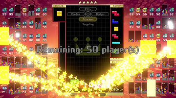 the sparks came out again in invictus mode in tetris 99